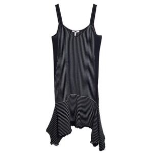 Derek Lam 10 Crosby‎ Dress Women's 10 Cami A-Line Striped Black White